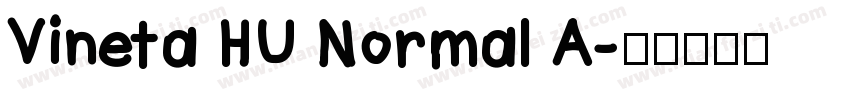 Vineta HU Normal A字体转换